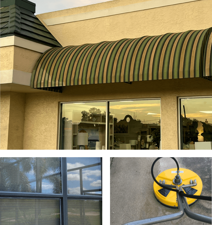 Awnings, Windows, Walkways img collage